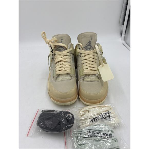 Size 5 - Jordan 4 SP x Off-White Mid Sail W FRST Sample - Picture 1 of 6